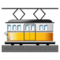 Tram Car emoji on Samsung